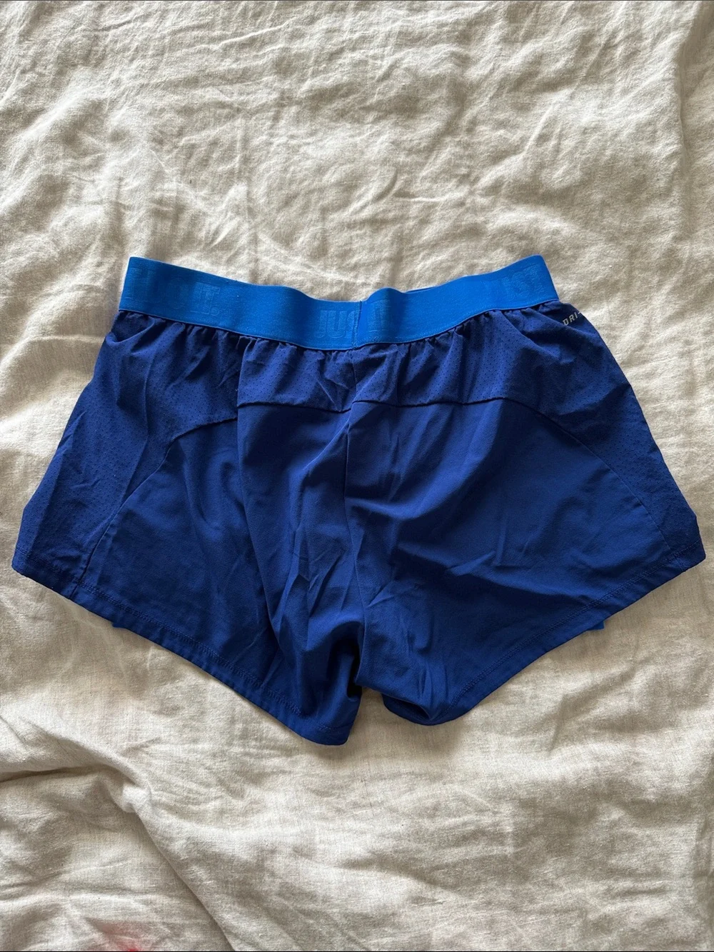 Nike Women's Royal Blue Athletic Shorts with Elastic Waistband